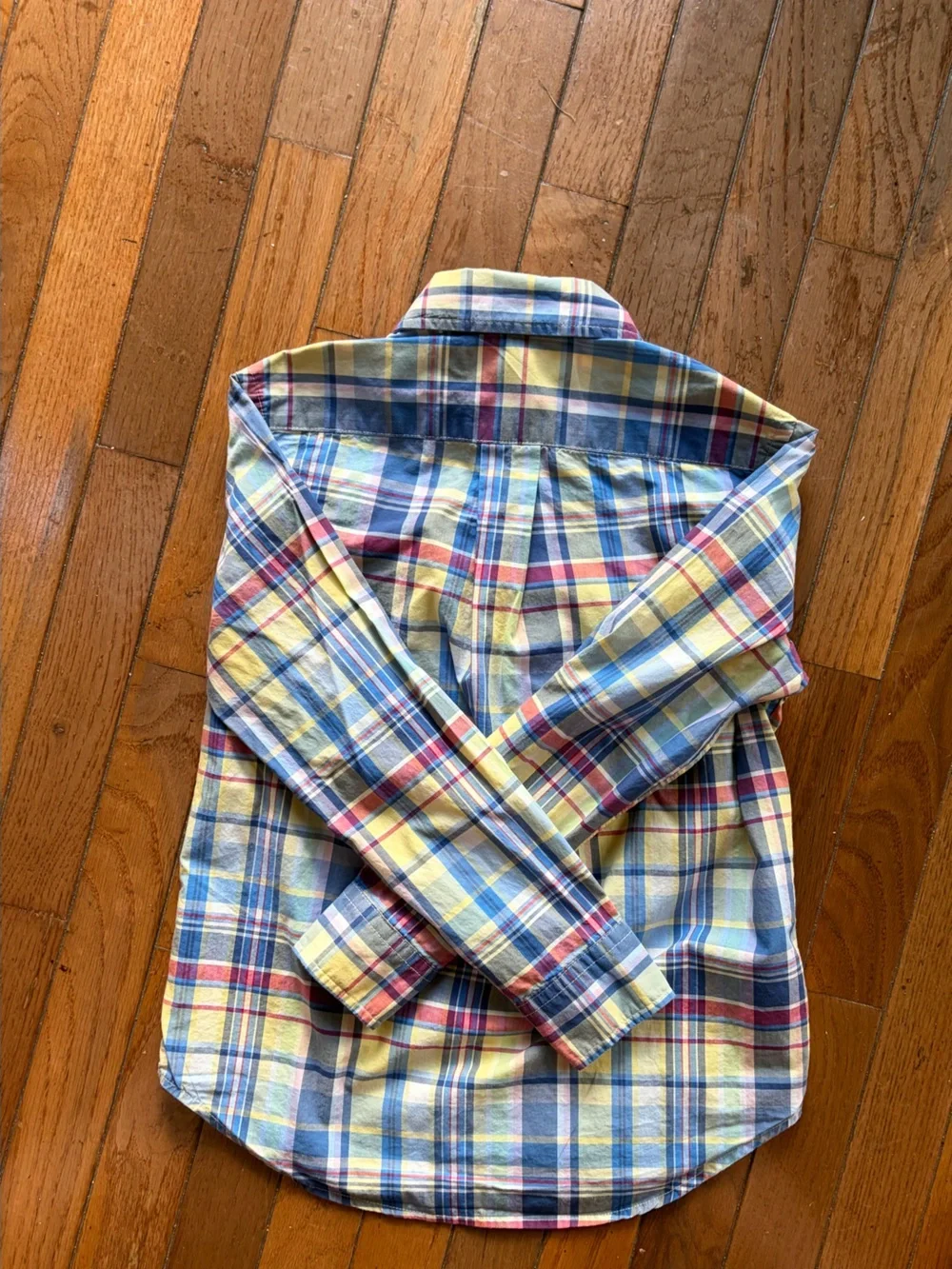 Ralph Lauren Boys Multicolor Plaid Button-Down Shirt